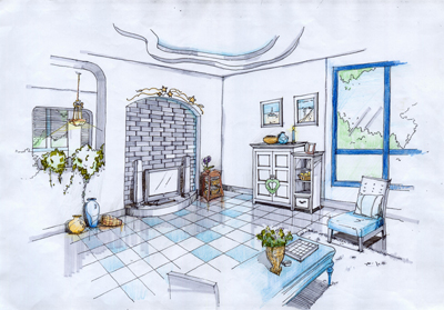 居室設計-地中海別墅設計
