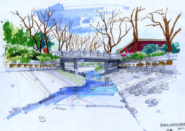 景观设计-菖蒲河公园测绘
