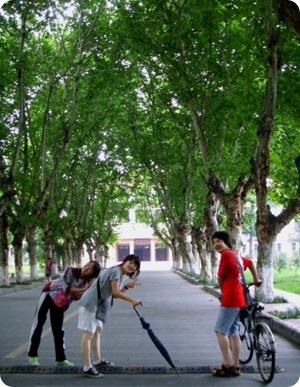 在北京迎接了志愿者
