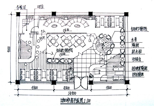 小型咖啡厅设计方案