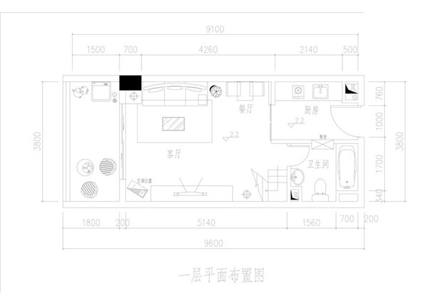 桂林富景海派公馆平面图1