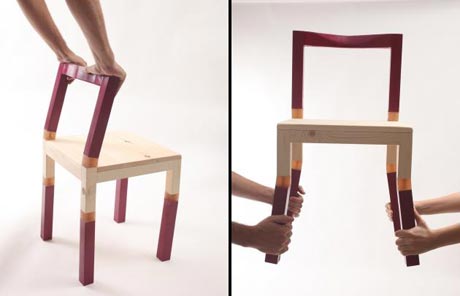 这椅子能弯曲